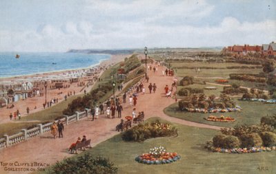 Cima delle scogliere e spiaggia, Gorleston-on-Sea da Alfred Robert Quinton